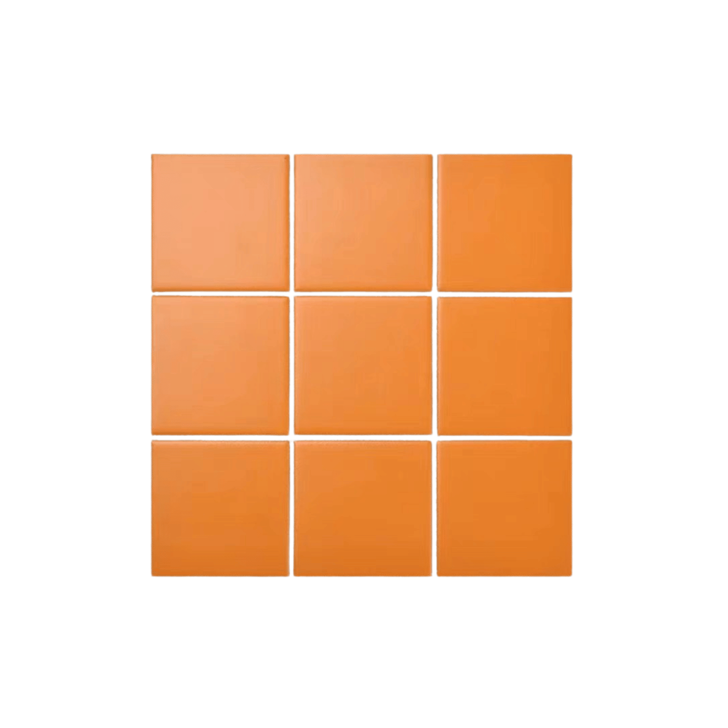 โมเสค TIMELESS TILES รุ่น 3X3 SQUARE MOSAIC TILES ขนาด 30X30 ซม. สีส้ม ผิวแมท_0